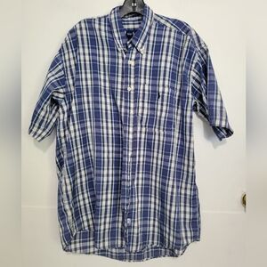 Ralph Lauren Plaid Shirt Blue Medium